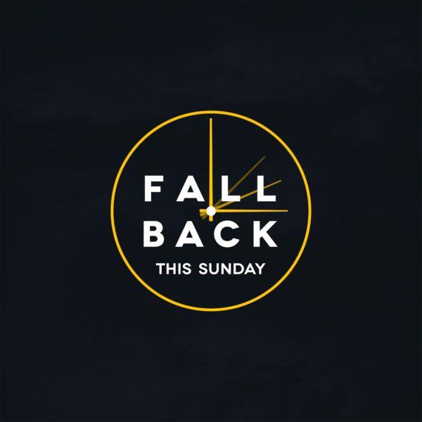 Fall Back This Sunday