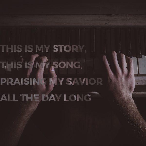 This is my story, this is my song, praising my Savior all the day long.