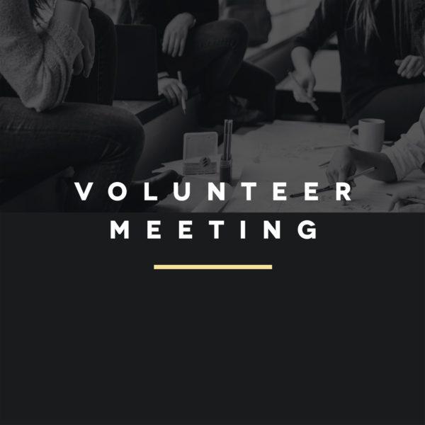 Volunteer Meeting