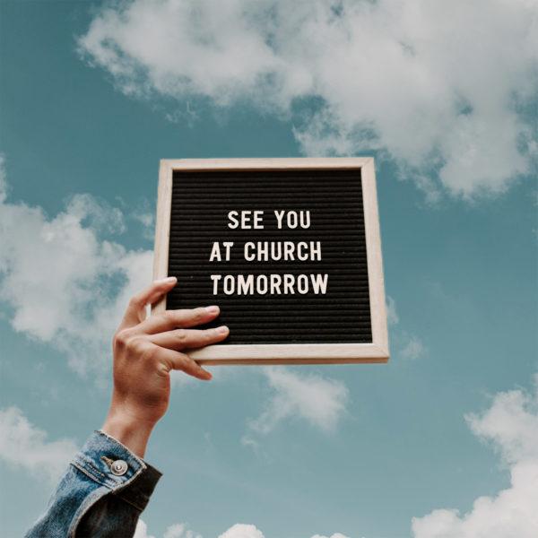 See you at church tomorrow!