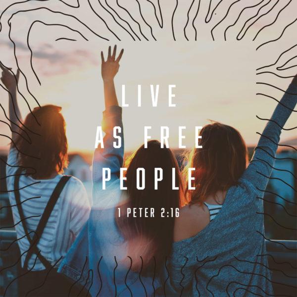 Live as free people – 1 Peter 2:16