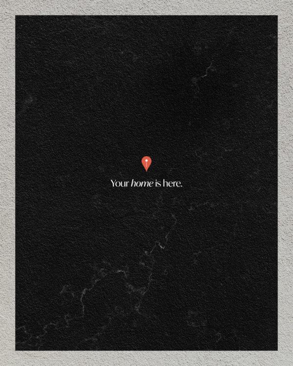 Your home is here.