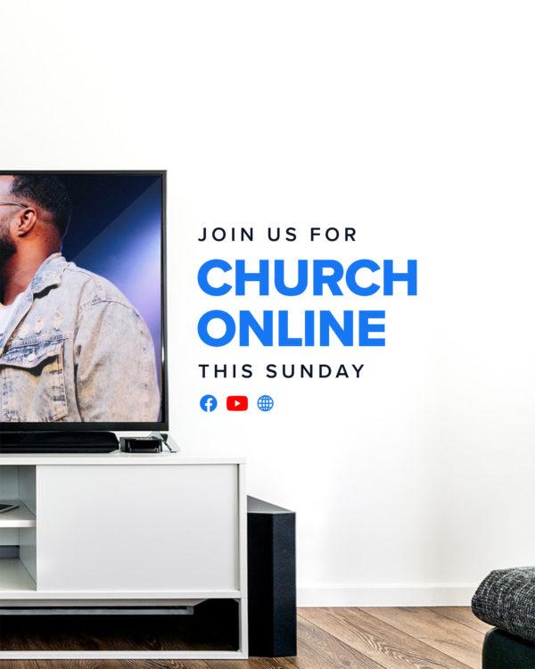 Join us for Church Online this Sunday