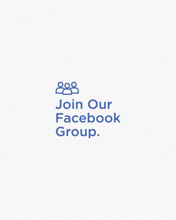 Join our Facebook group.