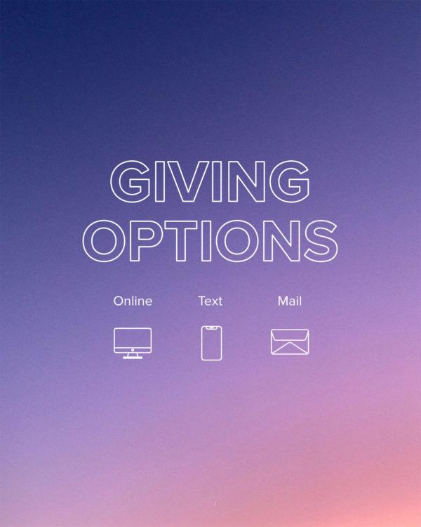 Giving Options