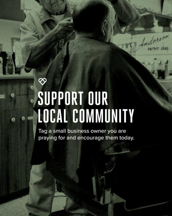 Support our local community. Tag a small business owner you are praying for and encourage them today.