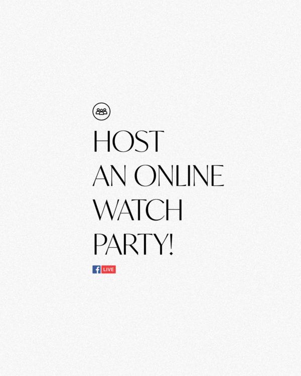 Host an online watch party