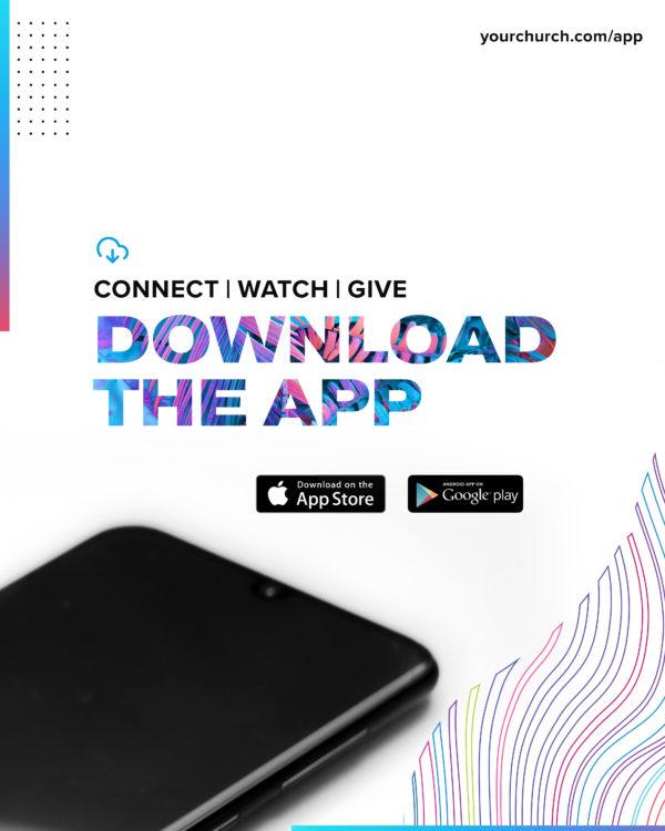 Connect. Watch. Give. Download the app.