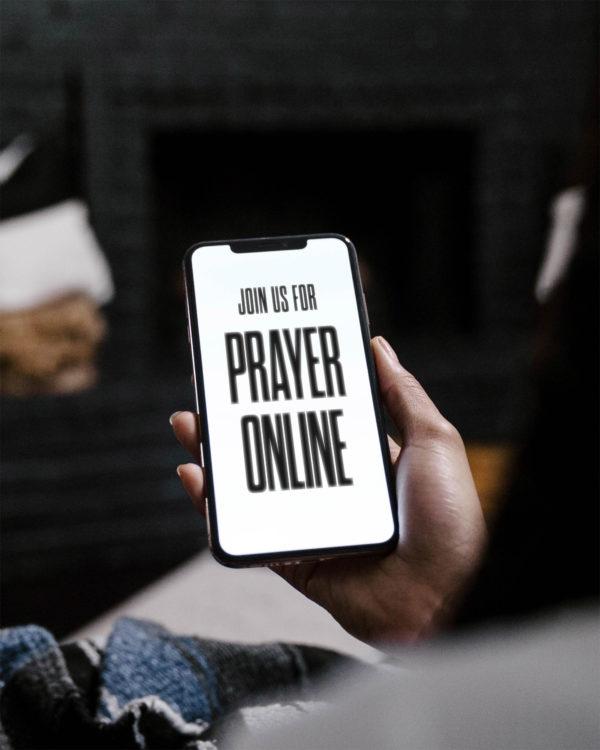 Join us for prayer online