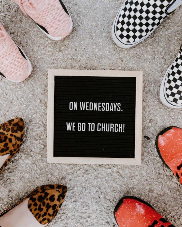 On Wednesdays, we go to church!