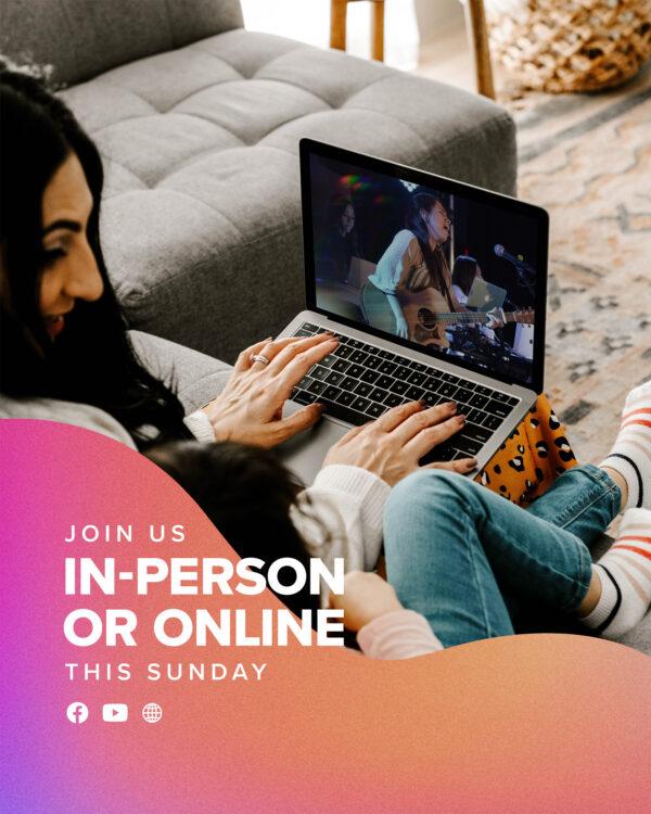 Join us in-person or online this Sunday.