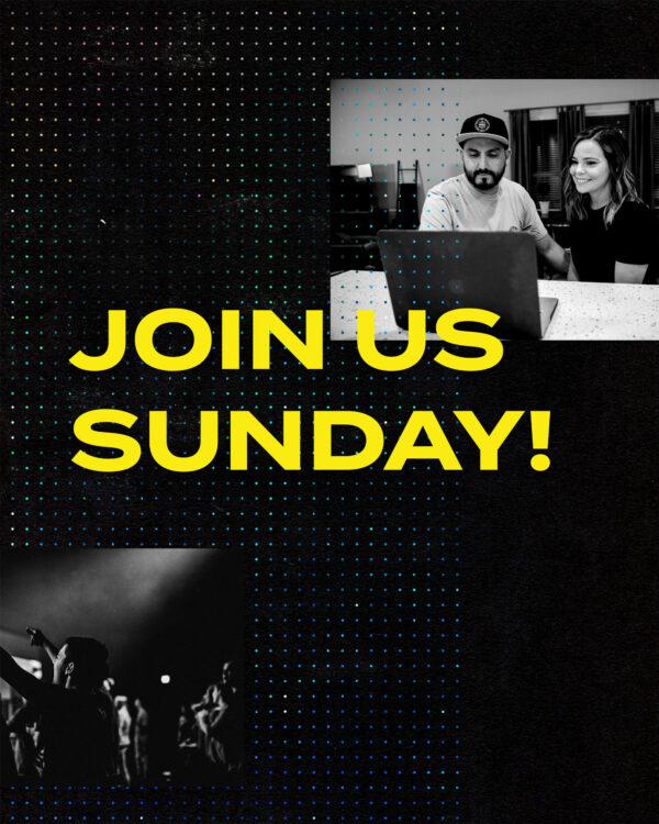 Join us Sunday!