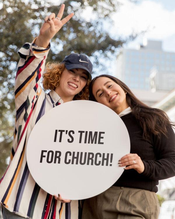 It’s time for church!