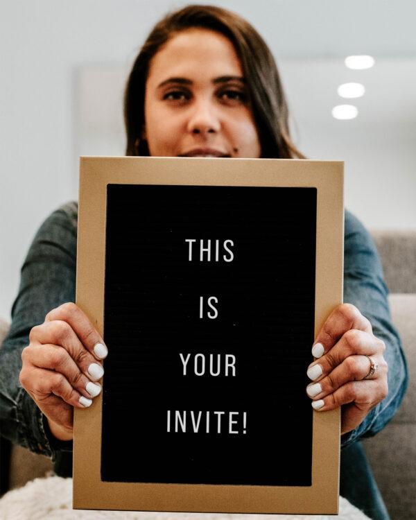 This is your invite!