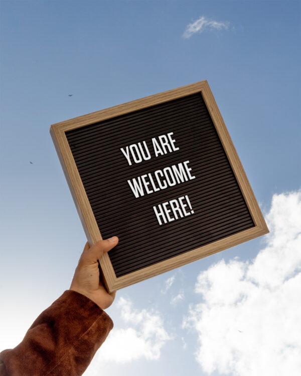 You are welcome here!