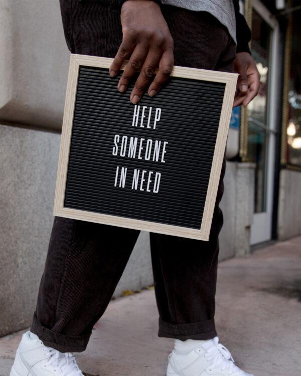 Help someone in need