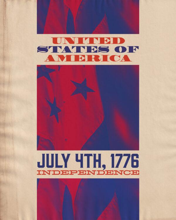 United States of America. July 4, 1776. Independence.