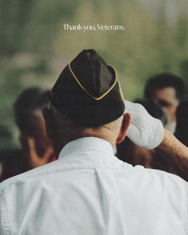 Thank you, Veterans