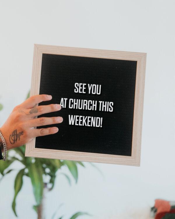 See you at church this weekend!