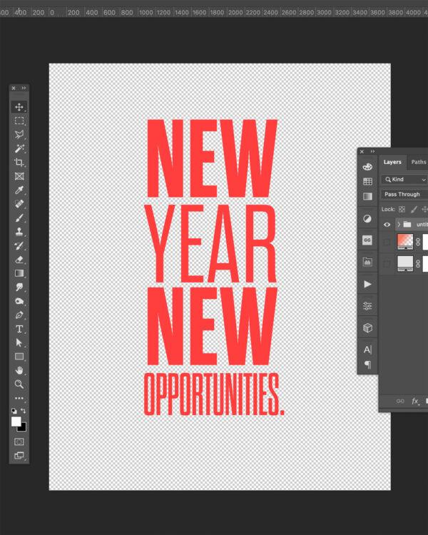 New year, new opportunities.