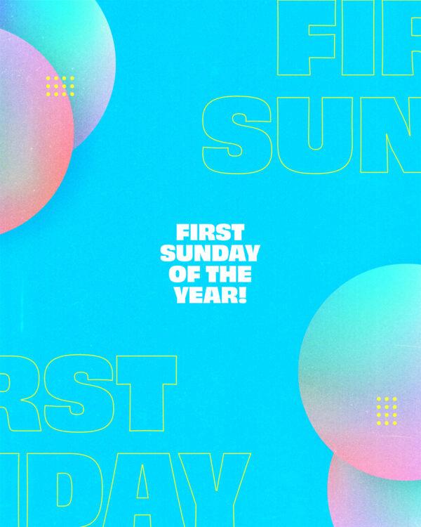 First Sunday of the year!