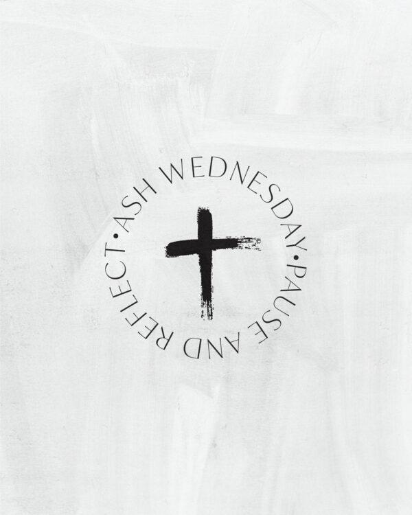 Ash Wednesday. Pause and reflect.