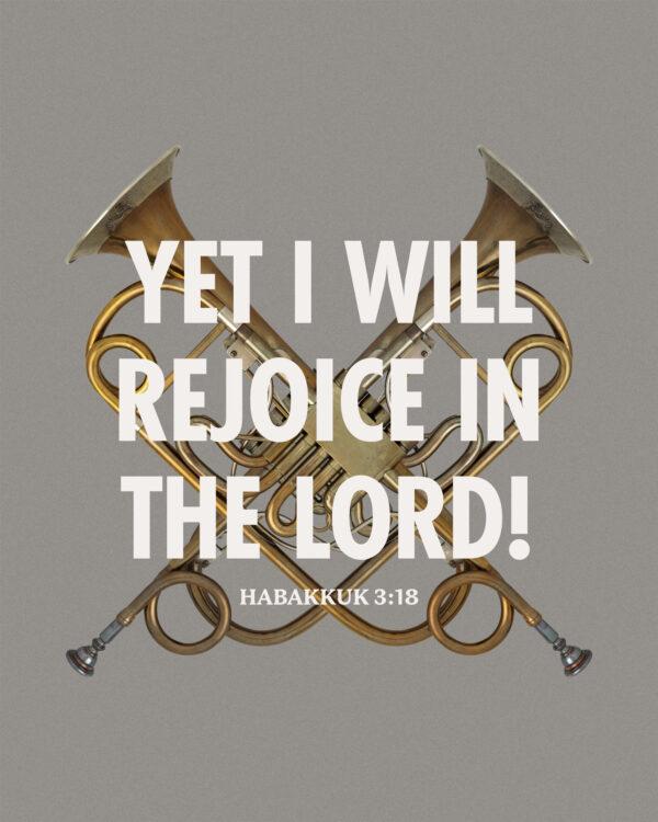 Yet I will rejoice in the LORD! – Habakkuk 3:18