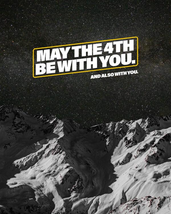 May the 4th Be With You. And Also With You.