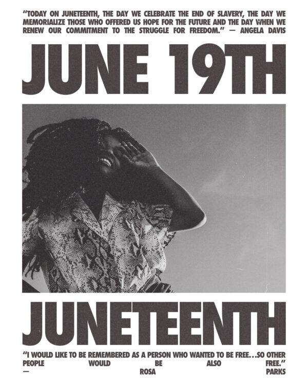 June 19th. Juneteenth.“Today on Juneteenth, the day we celebrate the end of slavery, the day we memorialize those who...