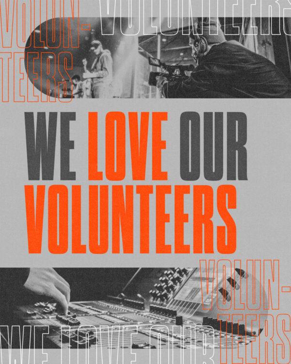 We love our volunteers!