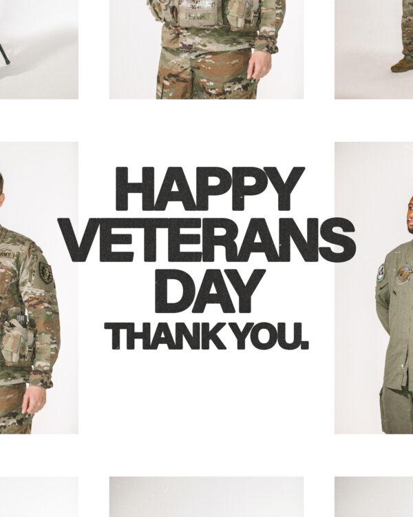 Happy Veterans Day. Thank you.