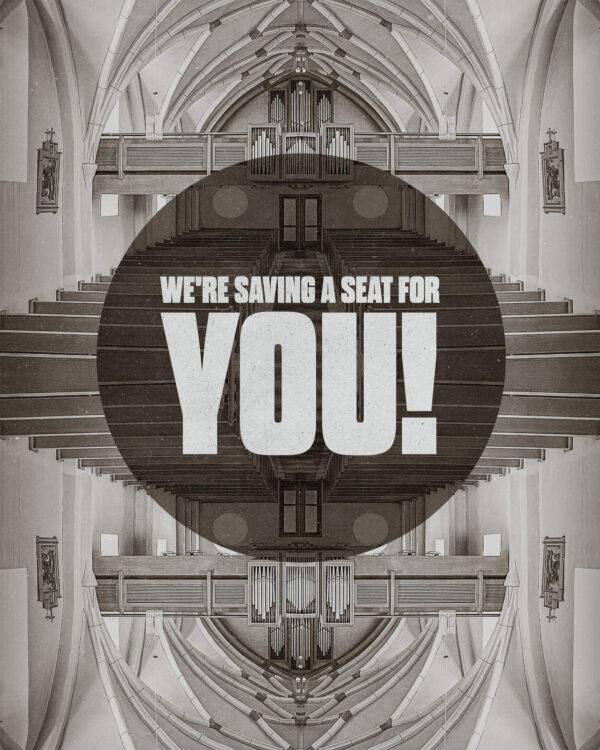 We’re saving a seat for you!