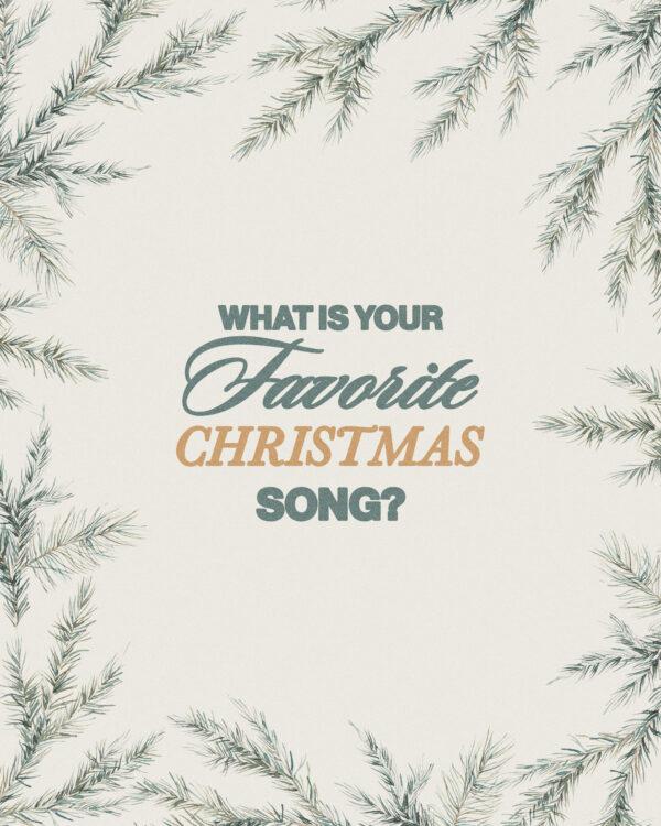 What is your favorite Christmas song?