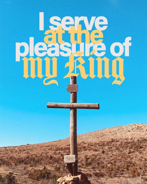 I serve at the pleasure of my King