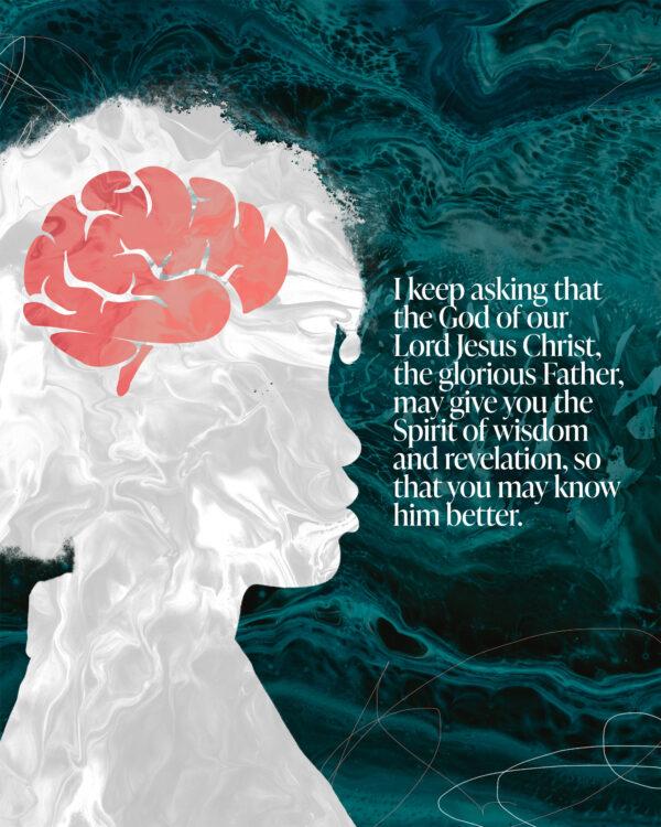 “I keep asking that the God of our Lord Jesus Christ, the glorious Father, may give you the Spirit of wisdom an...