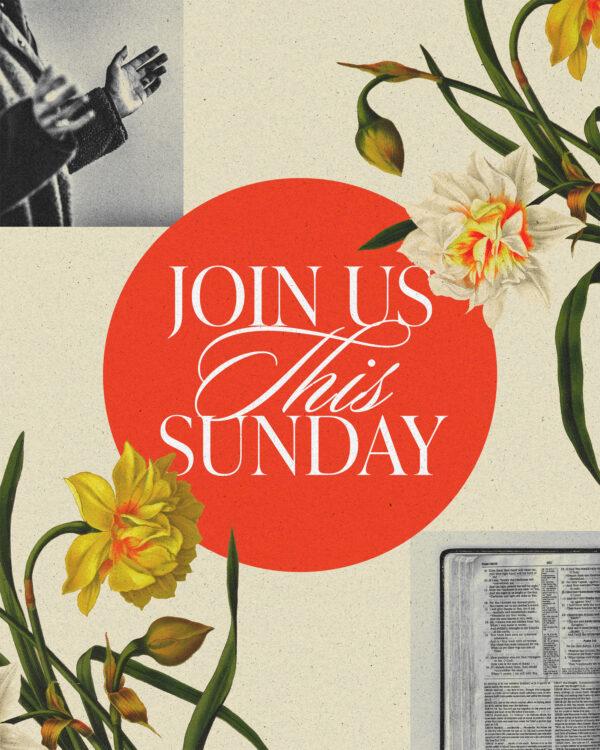 Join us this Sunday!