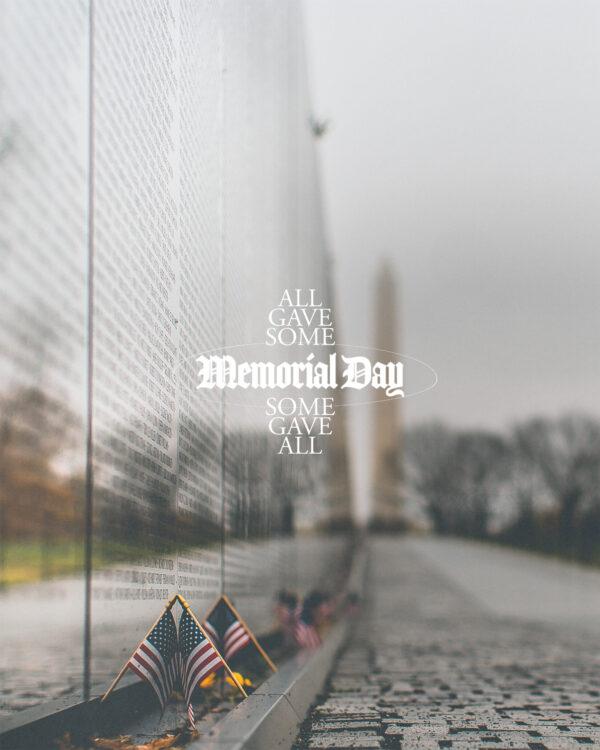 Memorial Day. All gave some, some gave all.