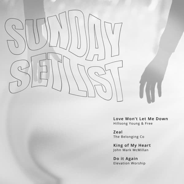 Sunday Setlist