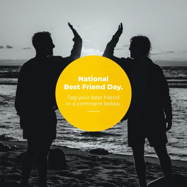 National Best Friend Day. Tag your best friend in a comment below.