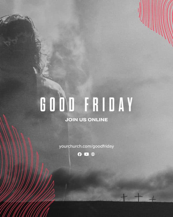 Good Friday. Join us online.