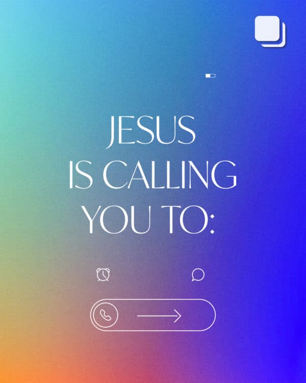 Jesus is calling you to: (1) be with Him. (2) become like Him. (3) do what He did. (4) He brought hope. Preached the ...