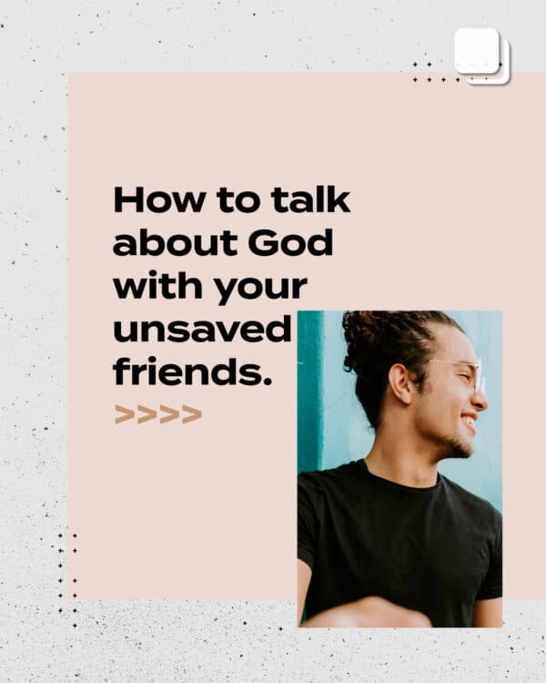 How to talk about God with your unsaved friends. (1) Ask about things they’re going through and offer to pray f...