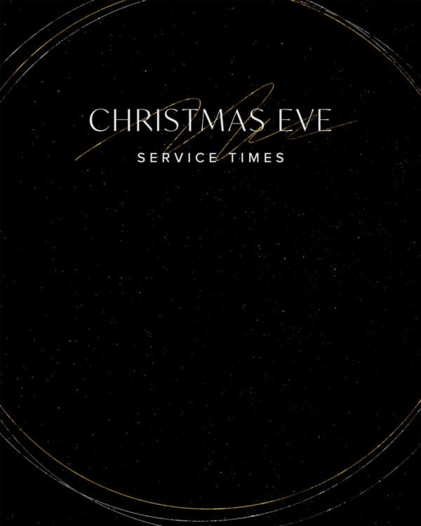 Christmas Eve service times