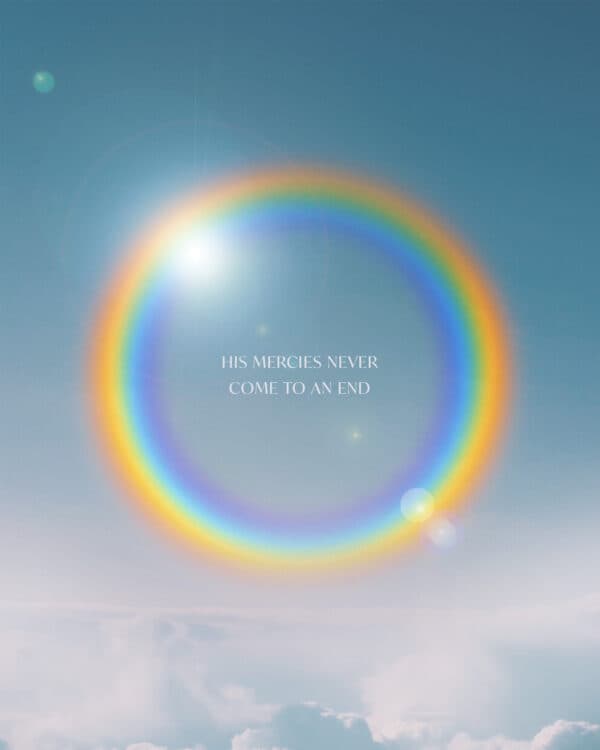 His mercies never come to an end