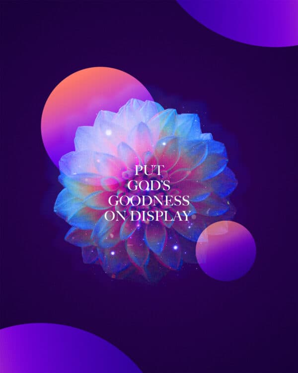 Put God’s goodness on display