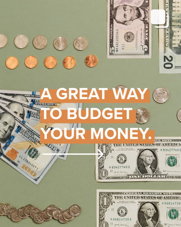 A great way to budget your money.