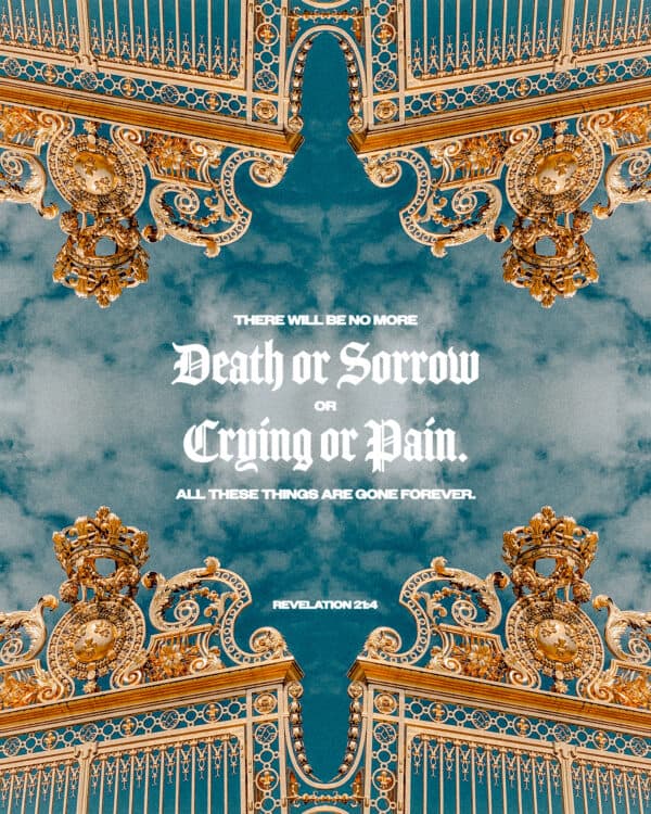 “There will be no more death or sorrow or crying or pain. All these things are gone forever.” – Rev...
